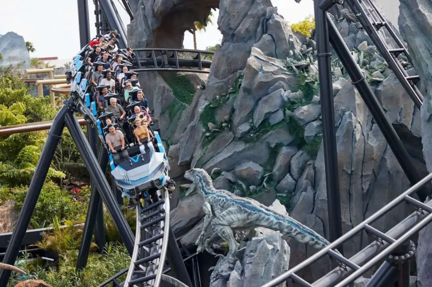 What it's like to ride America's scariest roller coaster, the Velocicoaster at Universal Orlando