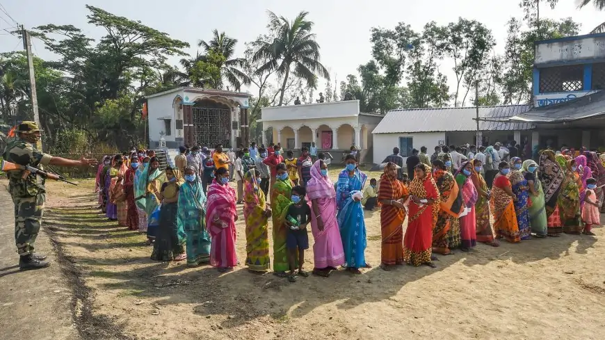 Photos: Marathon assembly election ends in West Bengal