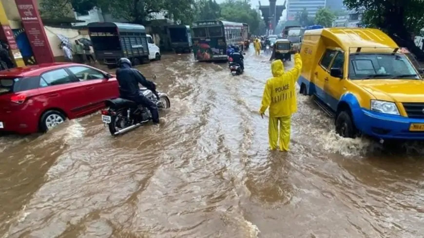 In Pics: Daily life takes a hit as heavy rain hits Mumbai