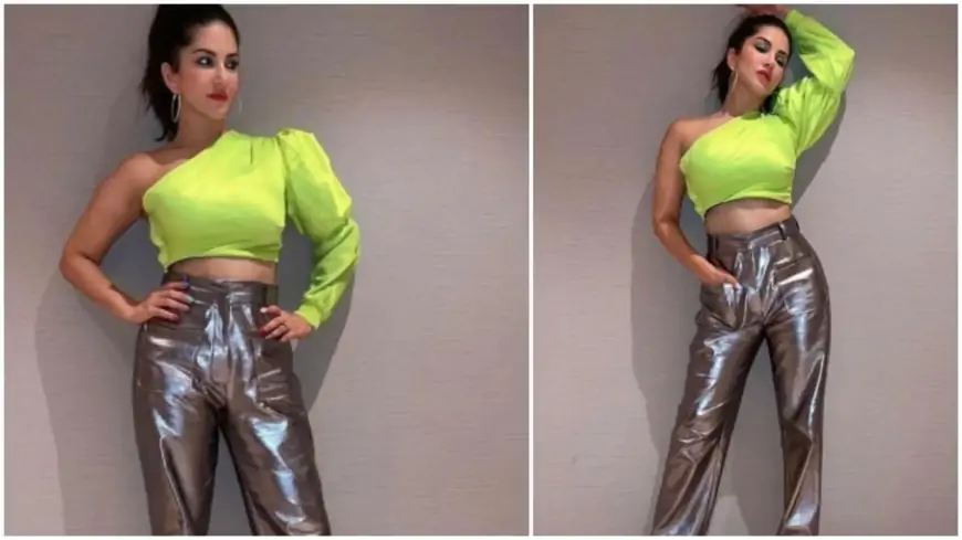 Sunny Leone shows how to look like a diva in metallic outfit