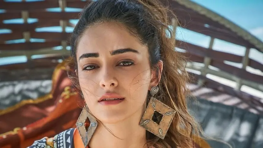 Ananya Panday's Boho vibe sets hearts racing in halter bralette, tangerine pants