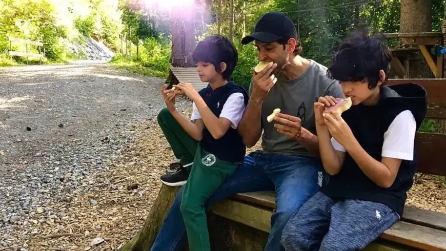 Hrithik Roshan's most fun pics with sons Hrehaan, Hridaan