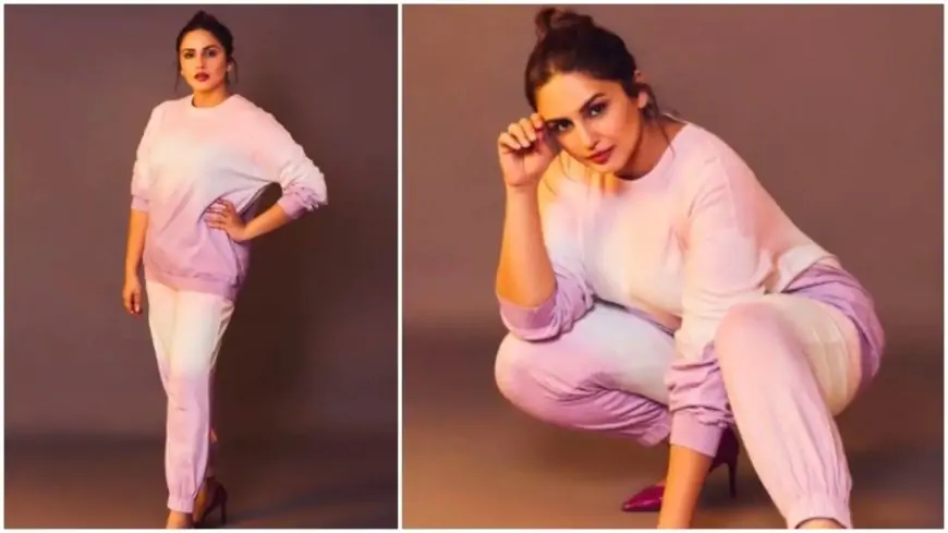 Huma Qureshi lays fashion cues to keep it trendy, comfy in loungewear co-ord set