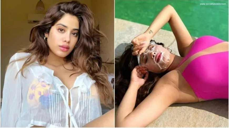 Inside Janhvi Kapoor's self-care weekend featuring sheet masks, healthy breakfast and sunbathing