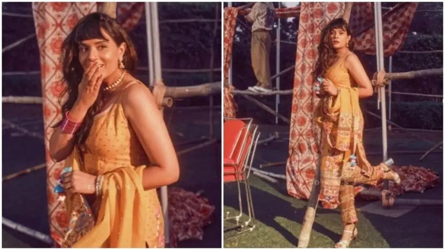 Richa Chadha, in a yellow kurta set, slays festive fashion goals