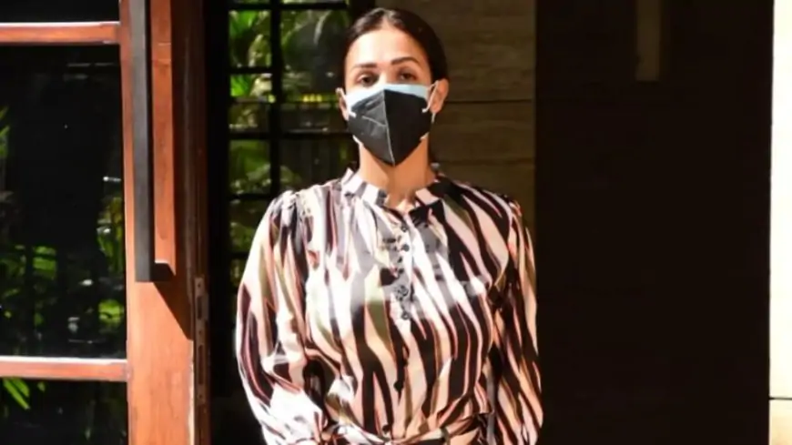 Malaika Arora keeps things classy and trendy in printed romper for outing in Mumbai, we love it
