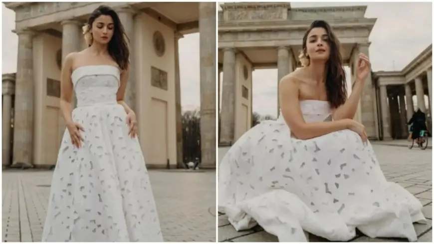 Alia Bhatt, in a white gown, makes Berlin drool