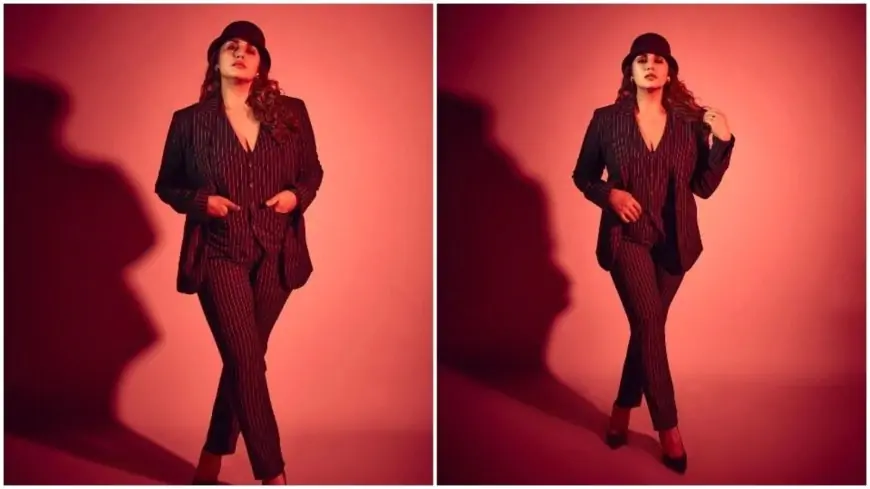 Huma Qureshi ditches fancy dresses for this uber-chic pantsuit look