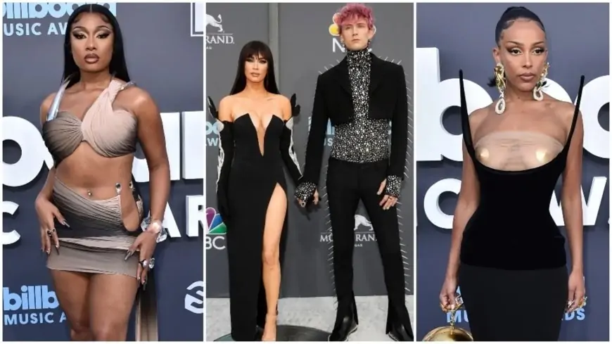 Billboard Music Awards: Megan Fox twins with Machine Gun Kelly, Doja Cat and Megan Thee Stallion make jaws drop at BBMAs