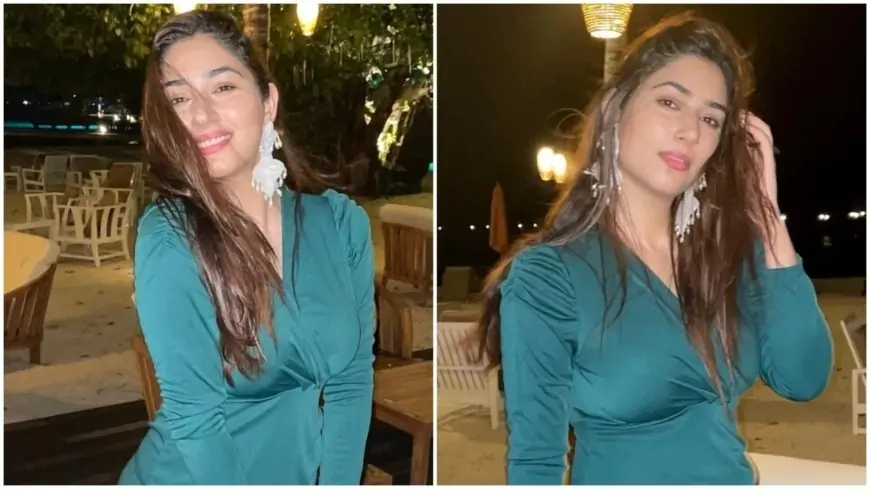 Disha Parmar holidays with friends in the Maldives, drops pics in stunning green mini dress: Check it out here