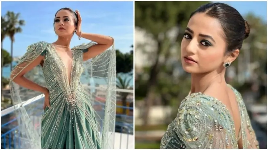 Cannes 2023: Helly Shah makes her debut in a sparkling gown