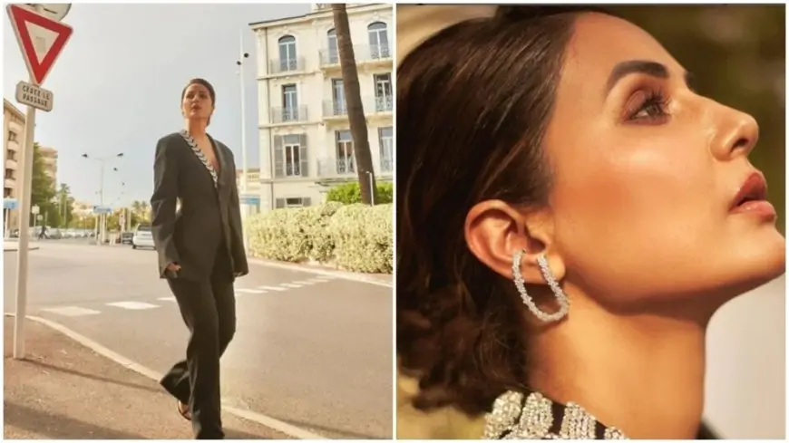 Cannes 2023: Hina Khan serves a power lady look in a pantsuit