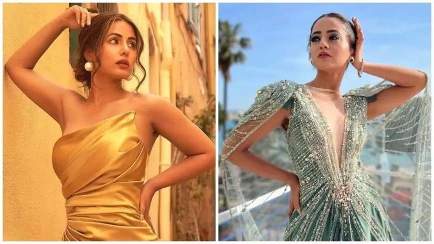 Hina Khan and Helly Shah at Cannes 2023, a look at all the killer looks the two divas have worn so far