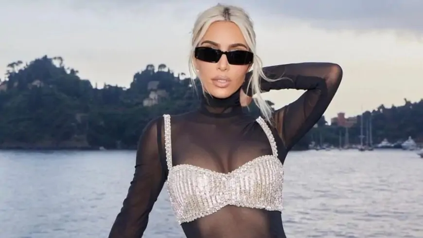 Kim Kardashian in see-through bodysuit with bralette and mini skirt serves a jaw-dropping look for new photoshoot