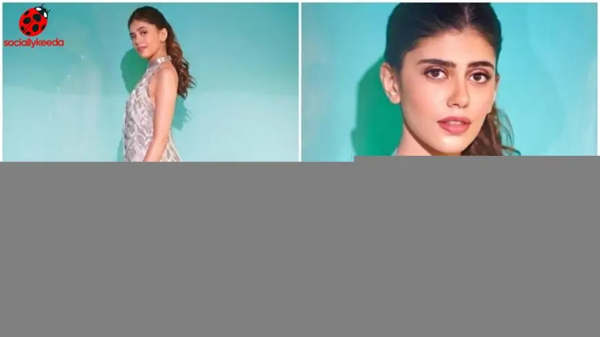 Sanjana Sanghi’s silver short dress is meant to be bookmarked