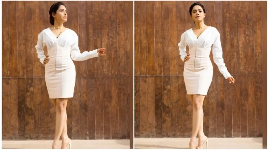 Nushrratt Bharuccha keeps it minimal yet chic in short white bustier skirt set