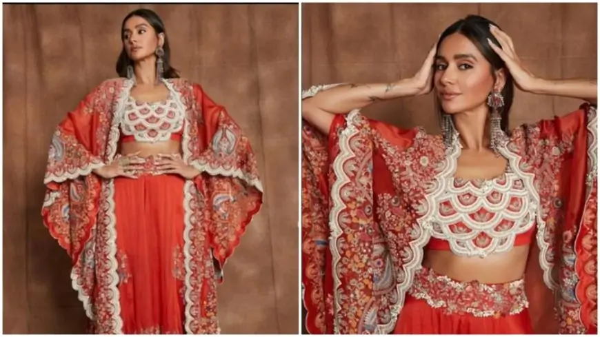 Shibani Dandekar’s co-ord set is ideal for festive mornings