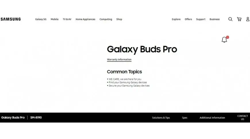 Samsung Galaxy Buds Professional noticed on official web site forward of launch