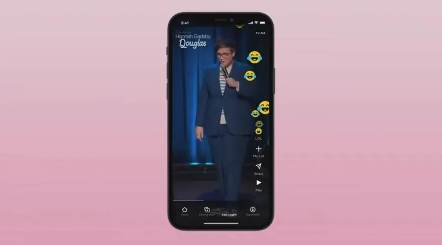 Netflix has a new ‘Fast Laughs’ feature for iOS devices that plays short funny clips