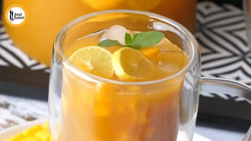 Mango Iced Tea Recipe By Food Fusion