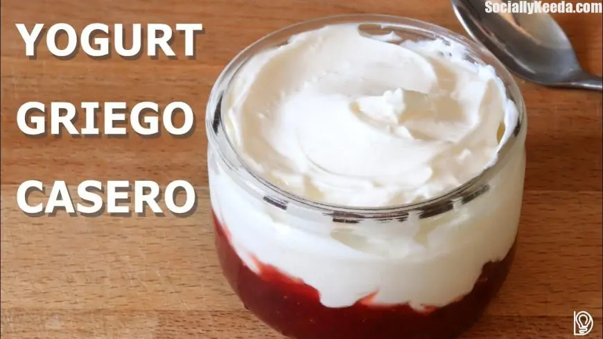 YOGURT GRIEGO CASERO | SIN MAQUINA | 2 INGREDIENTES