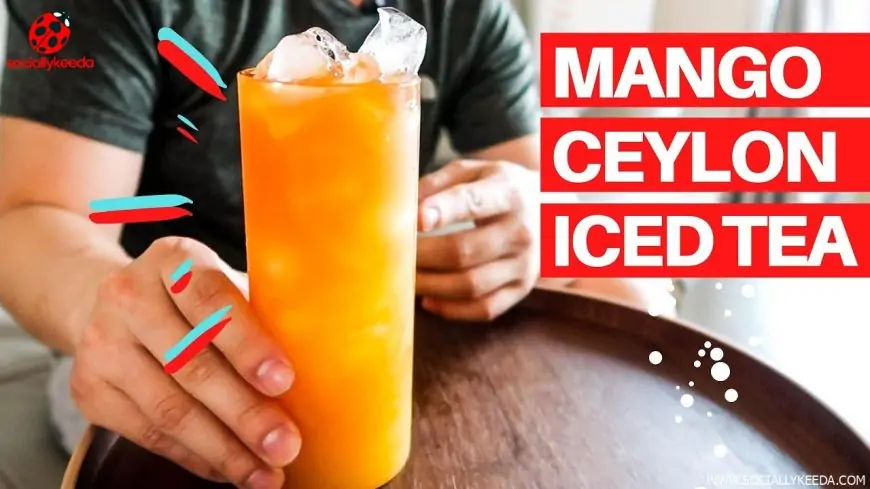 Summer Iced Tea Recipe: Mango Juice &amp; Ceylon Tea | 50/50 Mix | Beat that Heat!