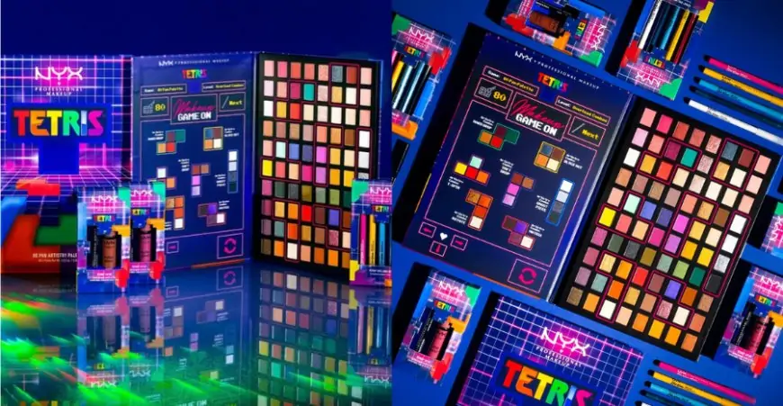 NYX's Tetris-inspired makeup collection is an '80s throwback we never knew we needed
