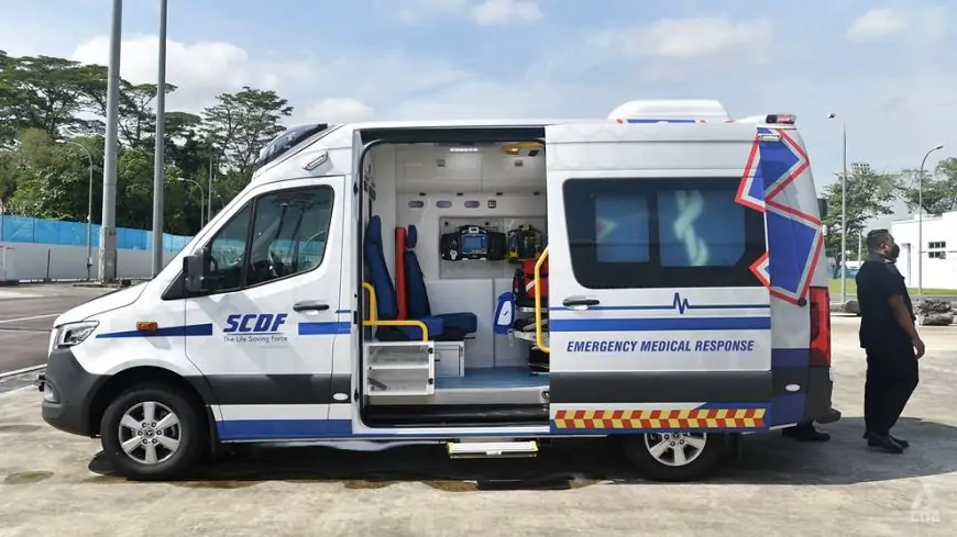 SCDF to roll out new ambulance that can self-decontaminate and automatically load stretcher