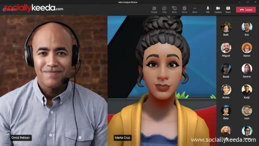 Metaverse-style avatars are now available in Microsoft Teams