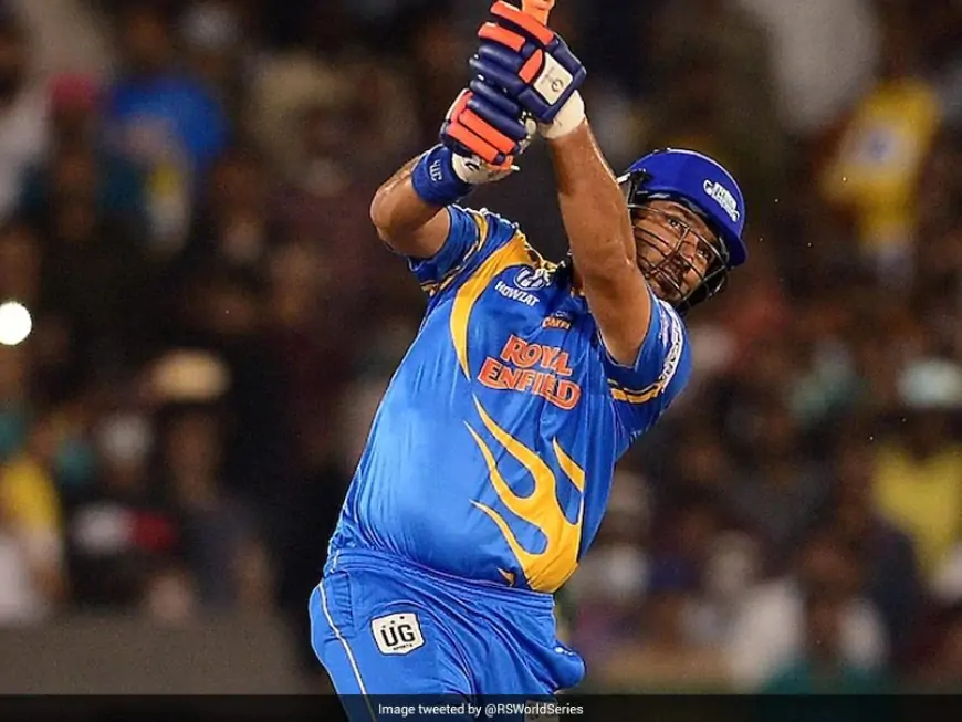 Yuvraj Singh Turns Back The Clock, Hits Four Sixes In Over For India Legends. Watch