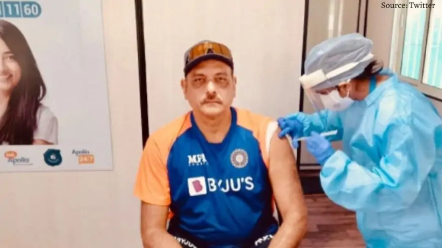 Indian coach Ravi Shastri got Coronavirus vaccine #RaviShastri