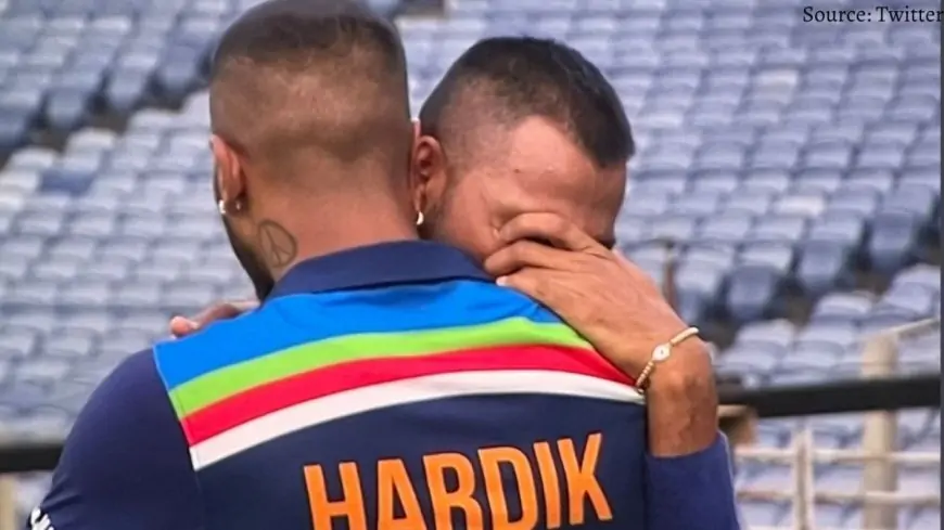 Krunal Pandya cried after hitting half-century in debut ODI