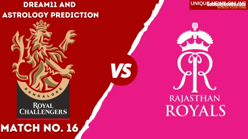 RCB vs RR Match Dream11 and Astrology Prediction, Head to Head, Dream11 Top Picks and Tips, Captain & Vice-Captain, and who will win Royal Challengers Bangalore or Rajasthan Royals?