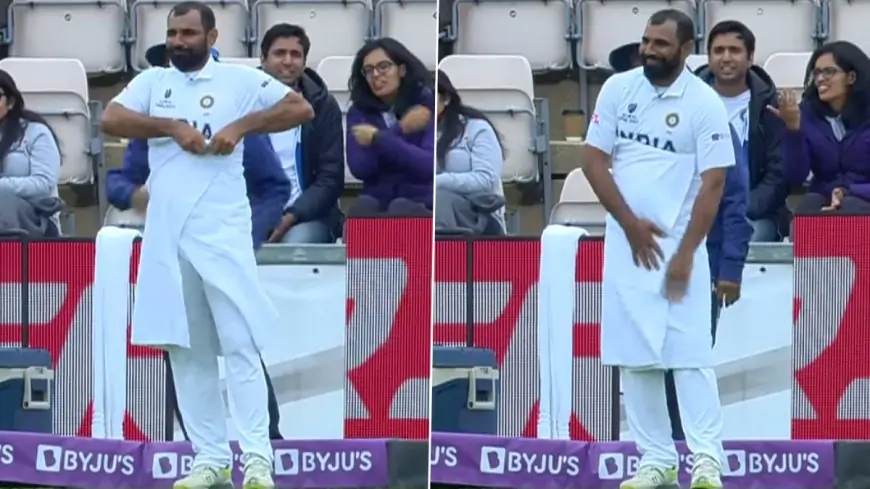 Why Mohammed Shami Wrapped Himself With a Towel? Twitterati Come Up With Interesting Answers