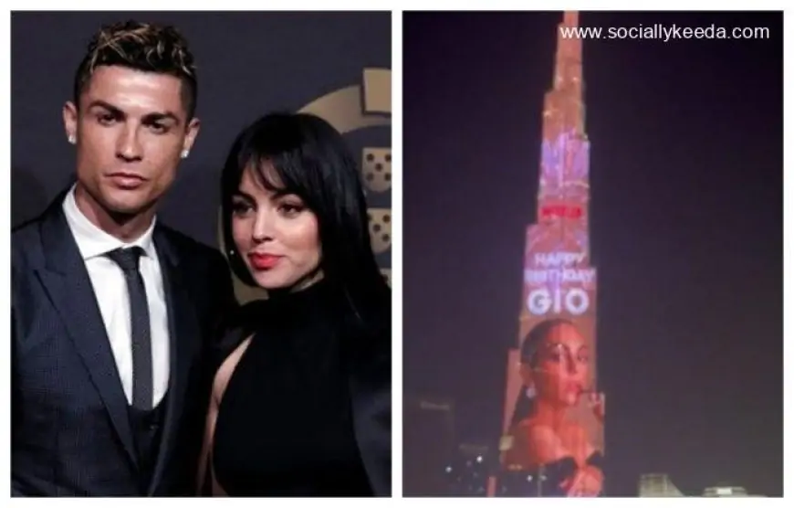 Cristiano Ronaldo's Girlfriend Georgina Rodriguez Features on Burj Khalifa, Shares Beautiful Pics With Family From Her 28th Birthday Celebration