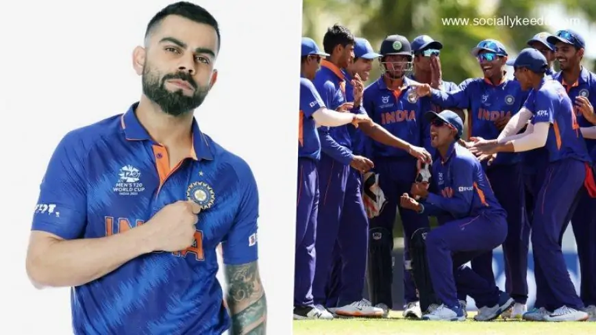 U-19 World Cup Final 2023: Virat Kohli Interacts With India Cricketers Offered Some 'Valuable Tips' Ahead of Final Match Against England