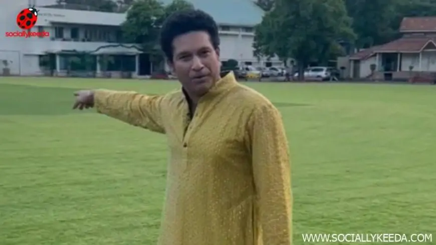 Sachin Tendulkar, Indian Cricket Legend, Goes Down the Memory Lane During PYC Gymkhana Visit (Watch Video)