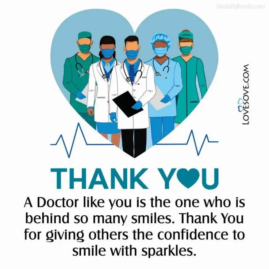 Thank You Doctor Quotes, Inspirational Appreciation Quotes for Doctors