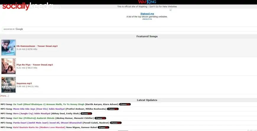 Wapking 2023: Download Latest Bollywood Songs Mp3, Collections of Music, Ringtones, & BGM
