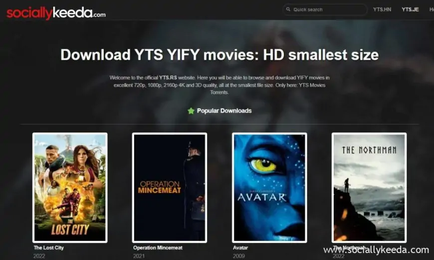 YTS or YIFY - Download Latest Hollywood, Bollywood Movies Online For Free