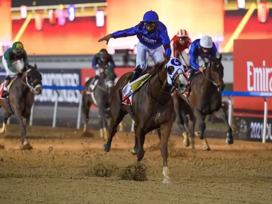 Dubai World Cup 2021: Mystic Guide strikes gold and glory for Godolphin at Meydan in UAE