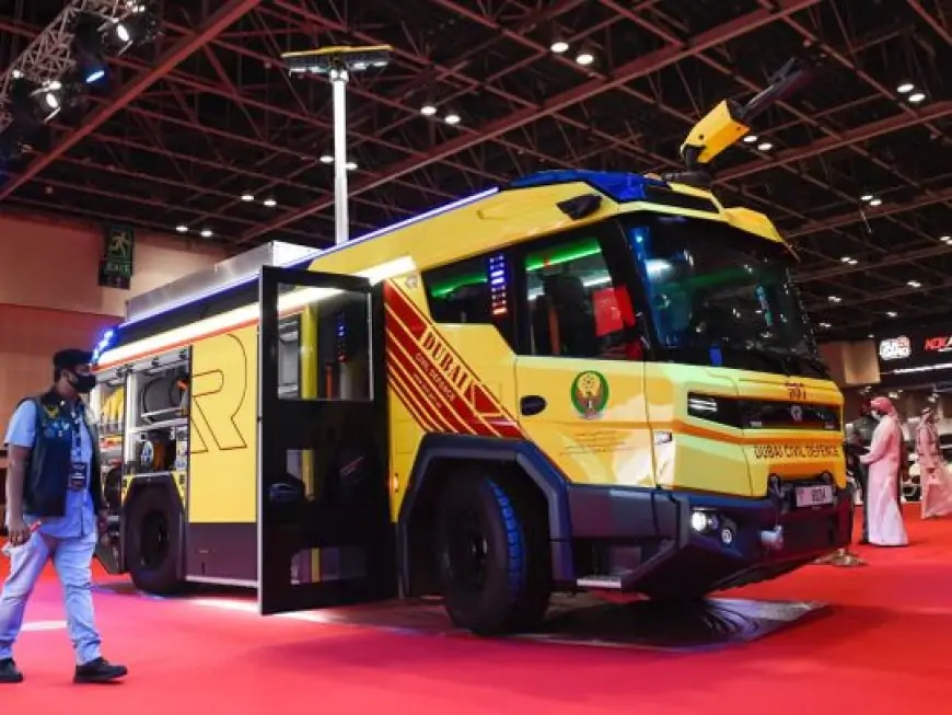 Region's first fully electric fire engine launched in Dubai
