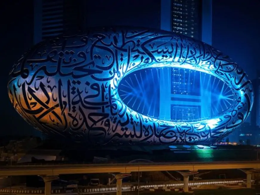 Look: Wrapped in calligraphy, the innovative Dubai’s Museum of the Future nears completion