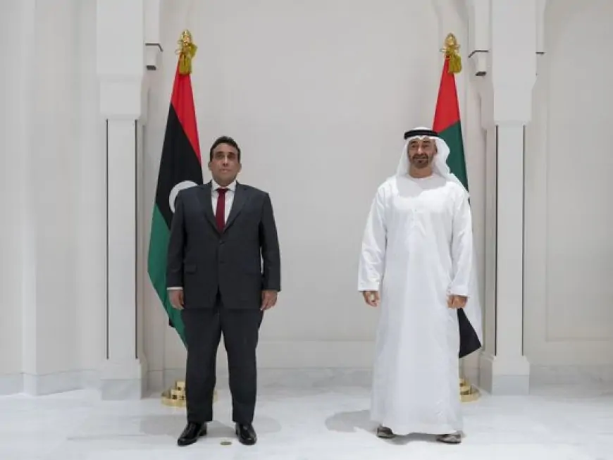 Mohamed Bin Zayed receives Libyan Chairman of Presidential Council