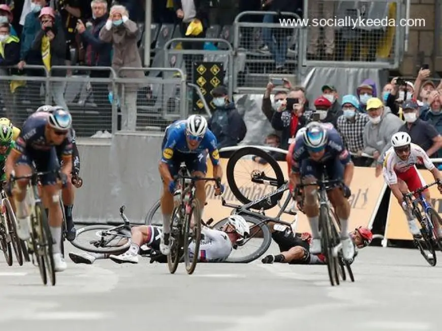 Tour de France: UAE Team Emirates Tadej Pogacar hits out at crashes on Stage 3