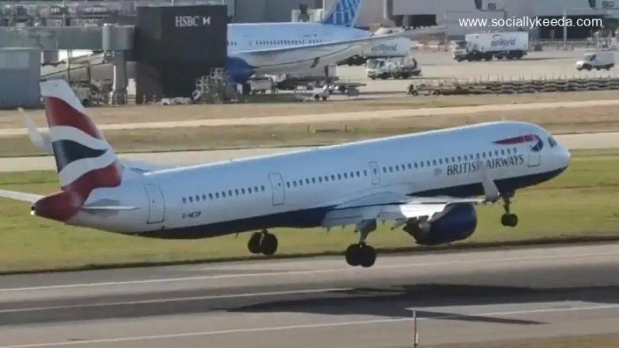 British Airways Flight Makes Dramatic Landing, Tilts Sideways And Takes Off At Heathrow (Watch Video)