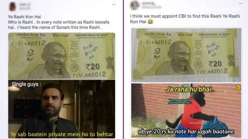 Ye Rashi Kon Hai Funny Memes and Jokes Trend on Twitter as Images With Message 'Rashi Bewafa Hai' Goes Viral on Valentine's Day 2023!