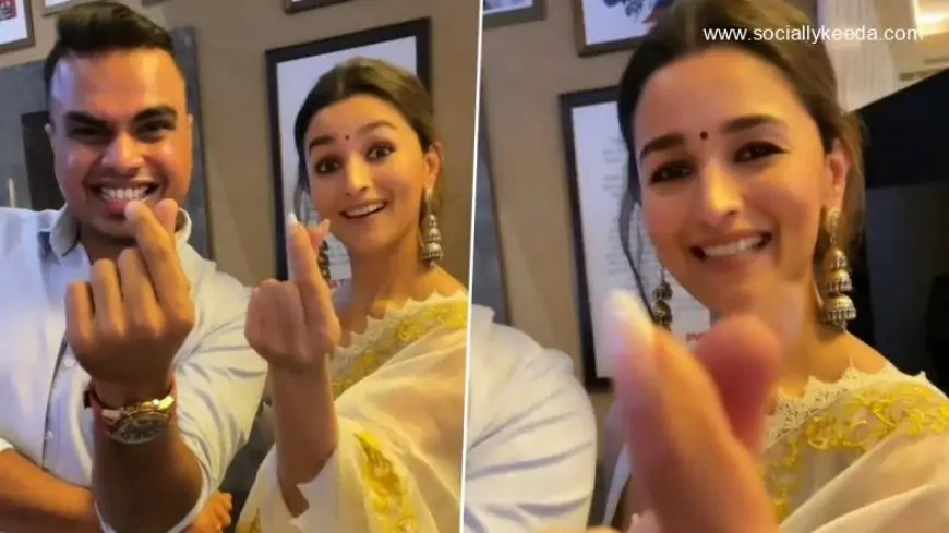 Watch: Alia Bhatt Perfectly Makes The Korean Finger Heart Sign That Is An Expression of Love And Friendship 