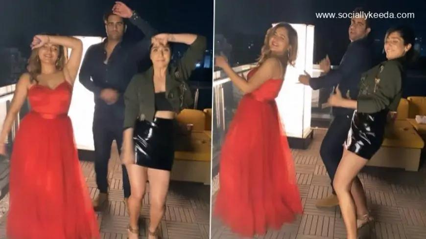 Bigg Boss 15’s Rashami Desai, Neha Bhasin and Rajiv Adatia Groove to Viral Song ‘Kacha Badam’ (Watch Video)