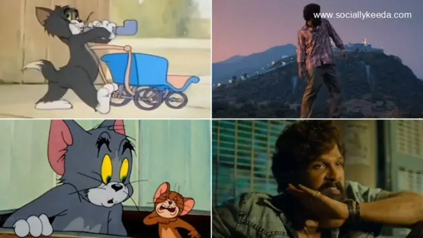 Tom & Jerry Gets the Pushpa Twist; Tom Does the Viral Srivalli Step and Jerry Slays with ‘Main Jhukega Nahi’ Dialogue (Watch Video)